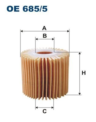 Alyvos filtras FILTRON OE685/5