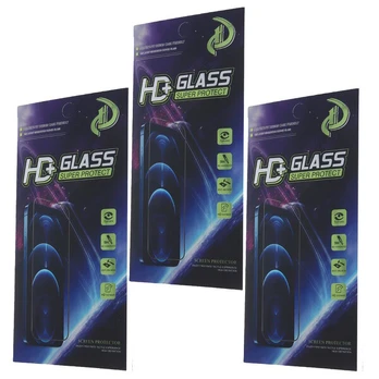 9D HD+ apsauginis stiklas Apple iPhone 15 (3 vnt.)