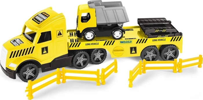 Wader Magic Truck Technic: Sunkvežimis-platforma su savivarčiu
