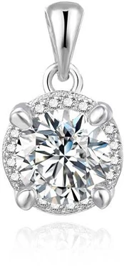 Agato Sparkling sidabrinis pendant with zircons AGH765