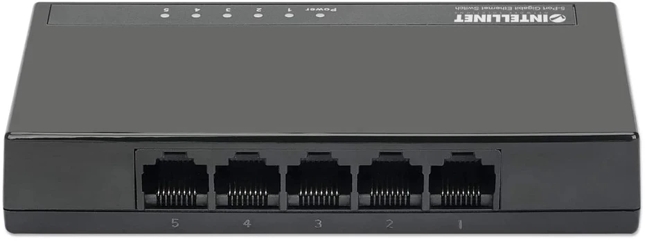Šakotuvas Intellinet 561747 Switch 5p Gigabit, desktop