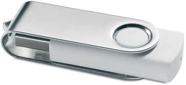 USB atmintinė TECHMATE, 8GB, baltos spalvos