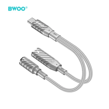 BWOO 2 in 1 Adapteris Lightning | Type C to 3.5MM Jack BZ67