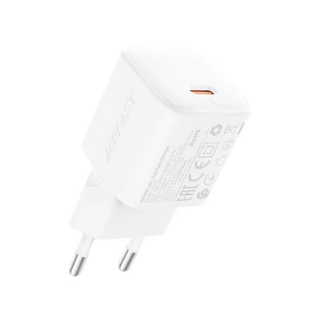 Įkroviklis Acefast A118 30W GaN USB-C baltas