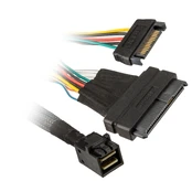 InLine U.2 prijungimo kabelis, SSD U.2 iki SFF-8643, SATA - 0,5 m kaina