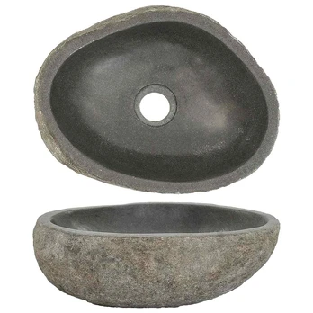 Praustuvas, upės akmuo, ovalo formos, 29–38cm