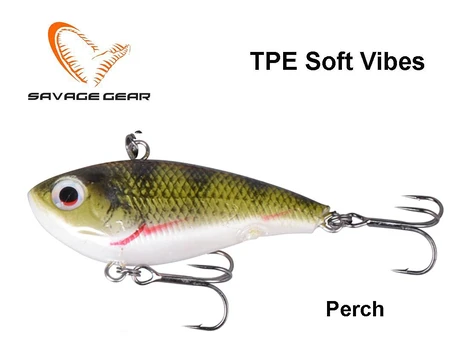 Guminukas Savage Gear TPE Soft Vibes Perch 6.6 cm