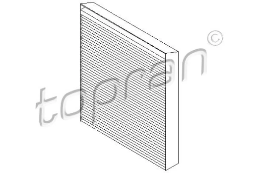 Filtras, salono oras TOPRAN 700 266