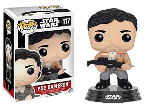POP Vinyl STAR-WARS POE DAMERON RESISTANCE BOBBLE POP