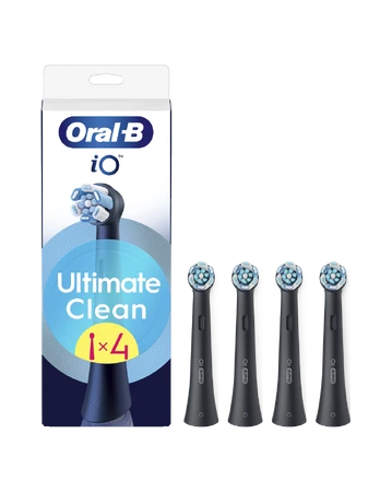Skustuvo trimeris Oral-B iO UltimateClean Black 4-pack