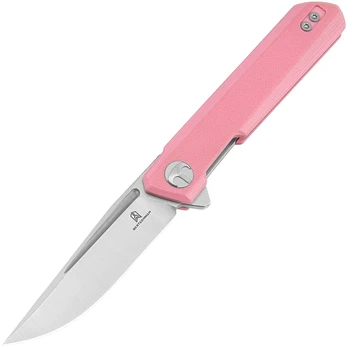 Bestechman Mini Dundee Pink/Satin Stonewash Sulankstomas peilis