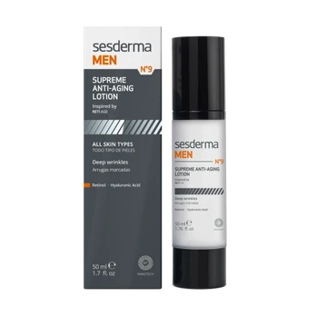 SESDERMA MEN SUPREME Senėjimo požymius mažinantis losjonas, 50ml