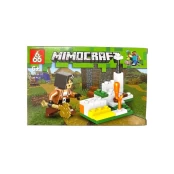 Lego Minecraft stiliaus konstruktorius - bronzinis karys kaina