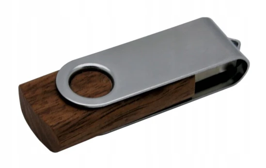 Medinis Usb atmintukas 512 Mb su graviravimu