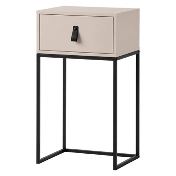 ZOLA NIGHTSTAND WITH DRAWER DUST [fsc]