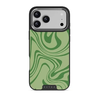 Funky Sensation - iPhone 17 Pro Max Case, Elite Dark (MagSafe) / Silver