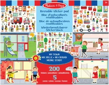 Melissa & Doug Reusable Sticker Pad - My Town kaina