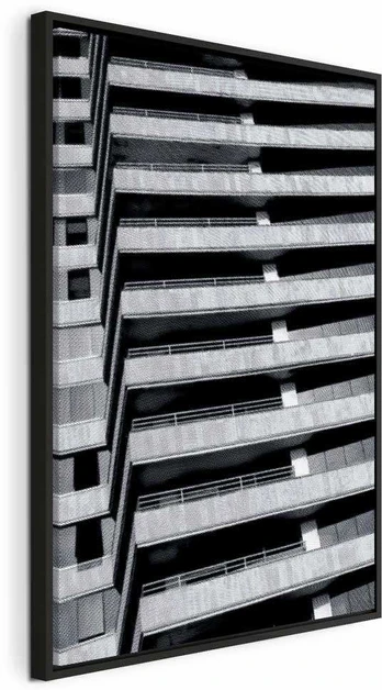 Artgeist Paveikslas - Architectural Raster (1 Part) Vertical