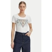 Guess Marškinėliai W6GI12 K3027 Balta Regular Fit