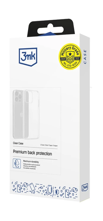 Dėklas Apple iPhone 17 Air - 3mk Clear Case