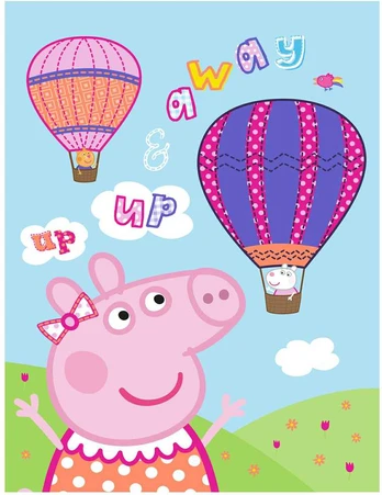 Peppa Pig antklodė, 100 x 140 cm