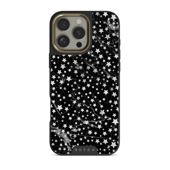 Starry Night - Stars iPhone 16 Pro Case, Elite Dark (MagSafe) / Gold