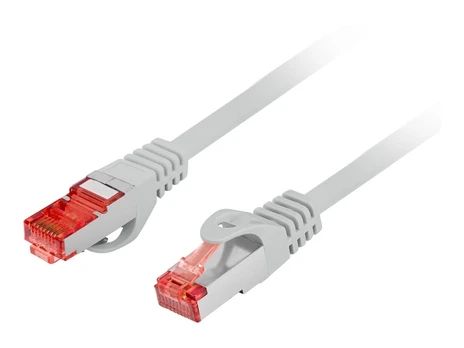 LANBERG Patchcord cat.6 FTP 0.5m grey | PCF6-10CU-0050-S