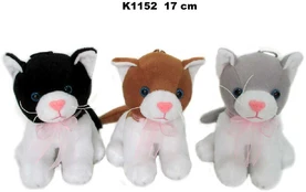 Sun Day Kot K-1152 3 col su voice 17cm 151872 kaina