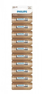 Baterija PHILIPS AAA LR03 10pcs blister Entry Alkaline