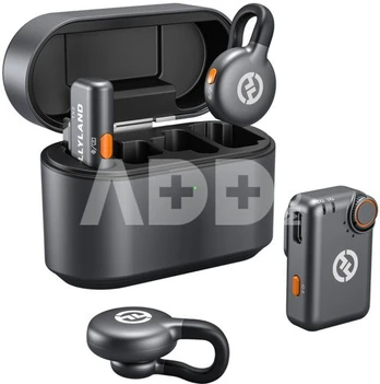 Hollyland LARK M2S Wireless Lavalier Microphone Mini Combo (Space Gray)