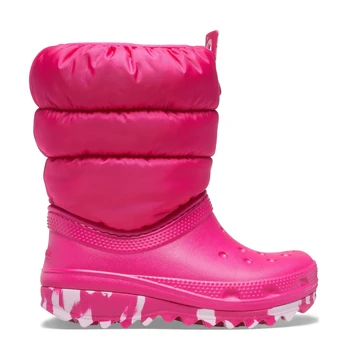Crocs™ Classic Neo Puff Boot Kid’s 207684 Candy Pink - 21