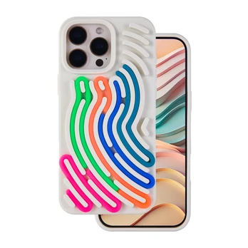 Dėklas Telforceone DIY Snake case for iPhone 16 Pro Max 6,9' beige