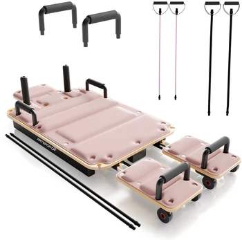 Sofa Juskys Pilates reformatorius Movea, rožinis