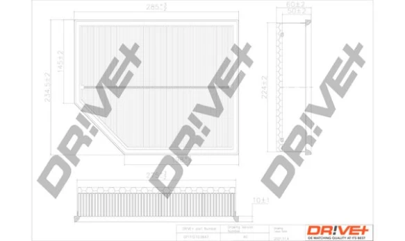 Oro filtras Dr!ve+ DP1110.10.0647