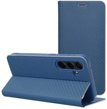 LUNA Book Carbon dėklas XIAOMI Redmi Note 15 PRO 5G, mėlynas