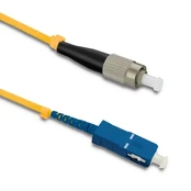 Qoltec Patchcord światłowodowy FC/UPC - SC/UPC | Singlemode | 9/125 | G652D | Simplex | 50m kaina