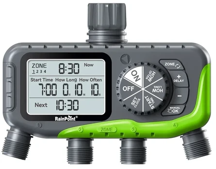 RainPoint 4-Zone Irrigation Controller ITV447