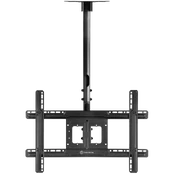 ONKRON Ceiling TV Mount Bracket Height Adjustable for 32 to 80 Inch LED LCD TVs, Black kaina