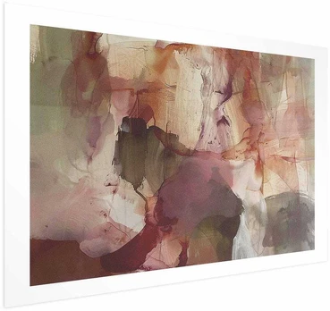 Artgeist Plakatas - Spring Composition - glimmers and forms in watercolor technique