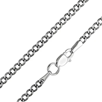 Sidabrinė grandinėlė moterims "Curb" Brasco 61743