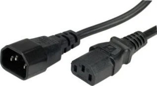 Bachmann maitinimo laidas Iec320 C13-c14, 2.5m, juodas