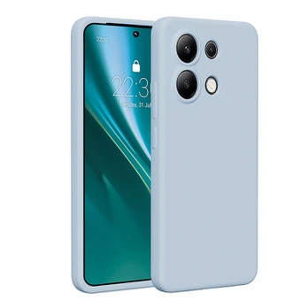 Dėklas Etteri Silicone case for Xiaomi Redmi Note 13 4G light mėlynas