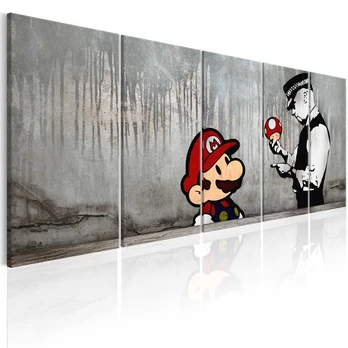 Artgeist Paveikslas - Mario Bros on Concrete
