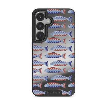 Current - Samsung Galaxy S25 Case, Elite Mirror Dark (Magnetic) / Gunmetal