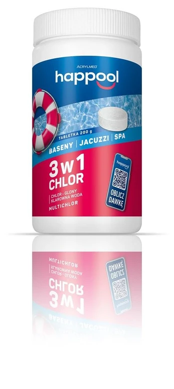 Acrylmed TRIOCHLOR Slow-release chlorine tablets 200 g tablet 1kg