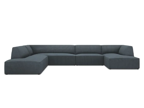 Panoramic Left Corner Sofa, "Siena", 7 Seats, 366x273x69 Made in Europe