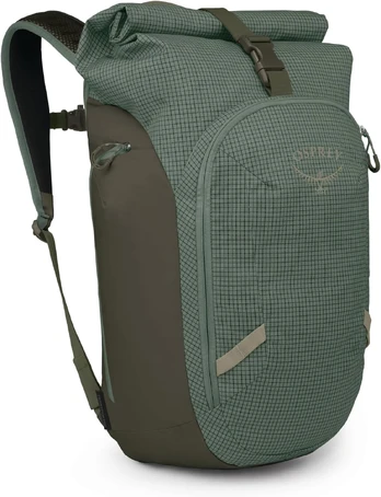 Kuprinė Osprey Transporter Roll Top, žalia, 30 l