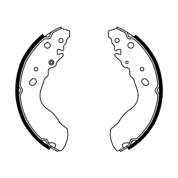 ABE C08019ABE Brake shoe set