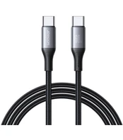 Juodas USB-C - USB-C 60W 100cm laidas "Joyroom S-A28"