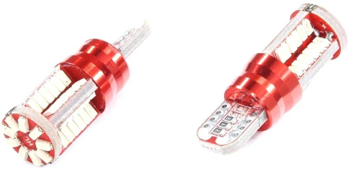 Other 12 V LED lemputė T10-3014-57SMD raudona (be ECE)